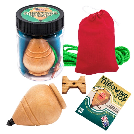 Hardwood Throwing Top