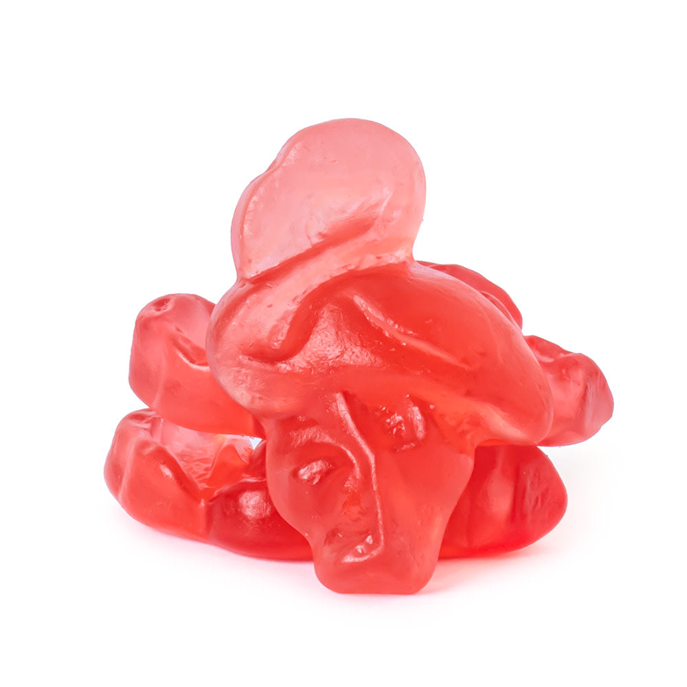 Gummy pink flamingos