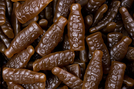 Swedish mini cola bottles