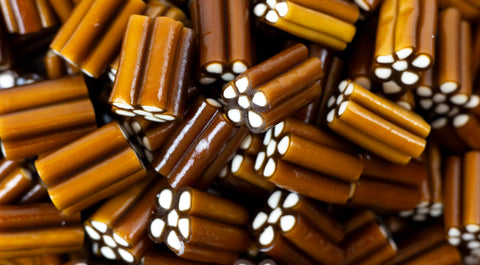 Swedish filled cola licorice bites