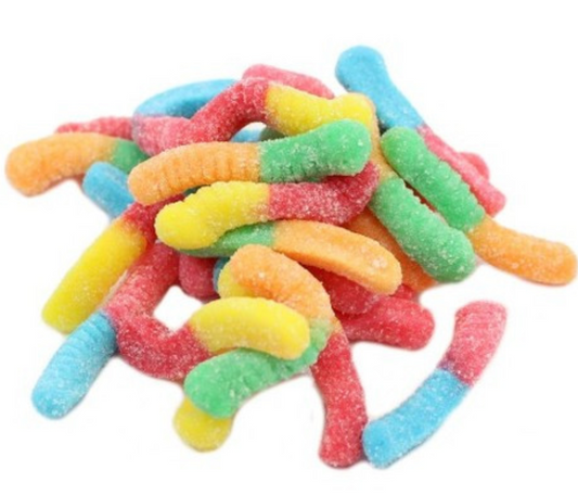 Sour Neon Gummy Worms
