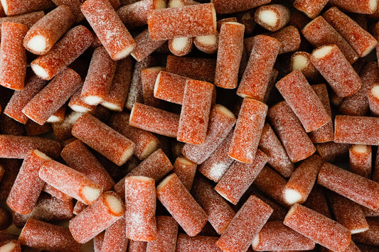 Swedish sour strawberry mega bite